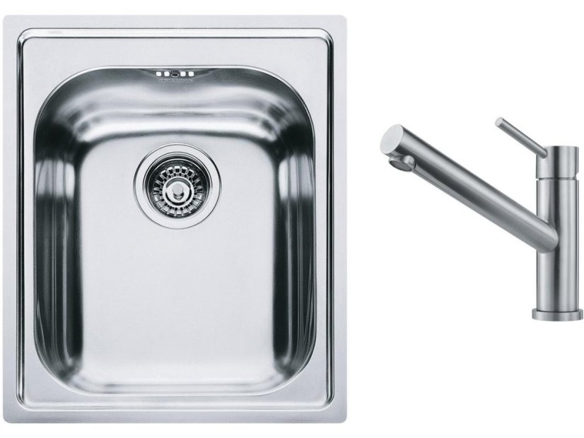 Set Franke AMX 610 Nerez + batéria Franke FC 9290 ORBIT Nerez