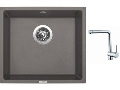 Set Sinks FRAME 457 Truffle + baterie Sinks MIX 3 chrom
