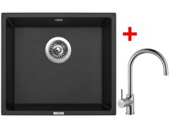 Set Sinks Frame 457 Granblack + Vitalia Set Sinks Frame 457 Granblack + Vitalia