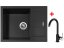 Set Sinks Amanda 650 Nanoblack+Mix 35 Nanoblack