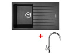 Set Sinks Perfecto 860 Metalblack + Vitalia Set Sinks Perfecto 860 Metalblack + Vitalia