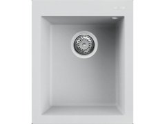 Granitový drez Elleci Quadra 100 Bianco G68 Granitový drez Elleci Quadra 100 Bianco G68