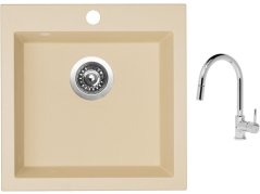 Set Sinks VIVA 455 Sahara + batéria Sinks MIX 35 P chróm Set Sinks VIVA 455 Sahara + batéria Sinks MIX 35 P chróm