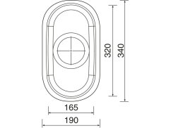 Nerezový dřez Sinks UNDERMOUNT 190 V 0,7mm matný