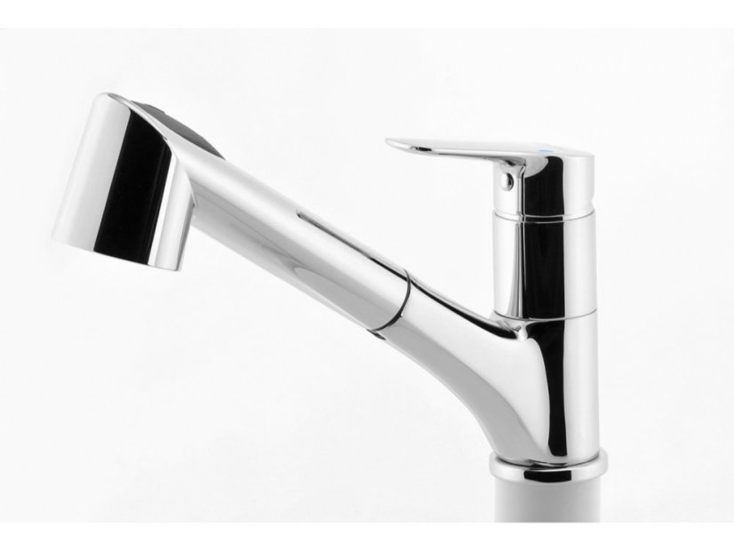 Dřezová teleskopická baterie Metalia 54, chrom