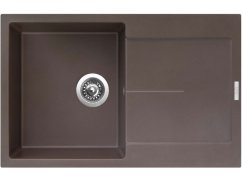 Sinks ULTIMA 790 Marone + Vitalia čierná matná