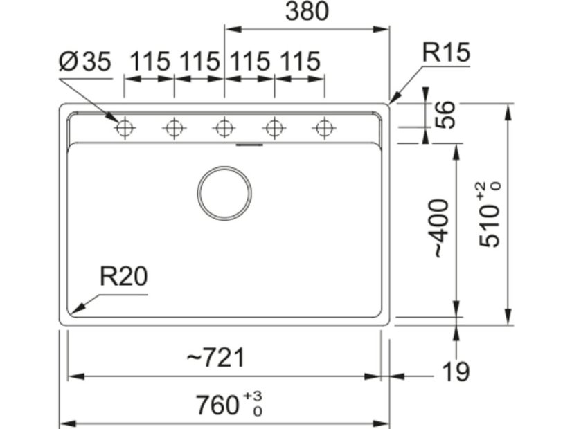 Granitový dřez Franke MRG 610-72 RTL Šedý kámen - 2