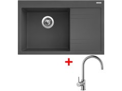 Set Sinks RIM 780 L Titanium + Vitalia Set Sinks RIM 780 L Titanium + Vitalia