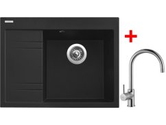Sinks RIM 650 P Metalblack + Vitalia Sinks RIM 650 P Metalblack + Vitalia