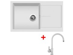 Set Sinks Infinity 860 Milk + Vitalia GR Set Sinks Infinity 860 Milk + Vitalia GR