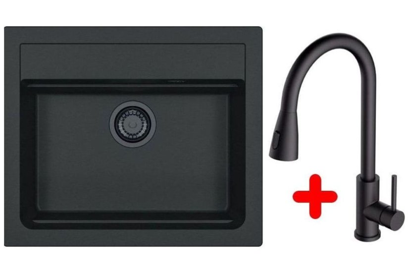 Set Alveus Atrox 30 Čierna matná (black edition) + Primrose