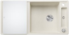 Granitový drez Blanco AXIA III XL 6 S Biela soft, so sklenenou krájacou doskou Granitový drez Blanco AXIA III XL 6 S Biela soft, so sklenenou krájacou doskou