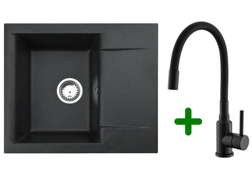 Set Alveus Gem 20/91 + batéria Mintas black matt