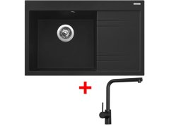 Set Sinks RIM 780 L Metalblack + Elka černá matná Set Sinks RIM 780 L Metalblack + Elka černá matná