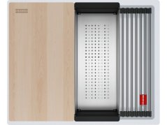 Granitový dřez Franke KNG PRO 110-52 Bílá-led - 2