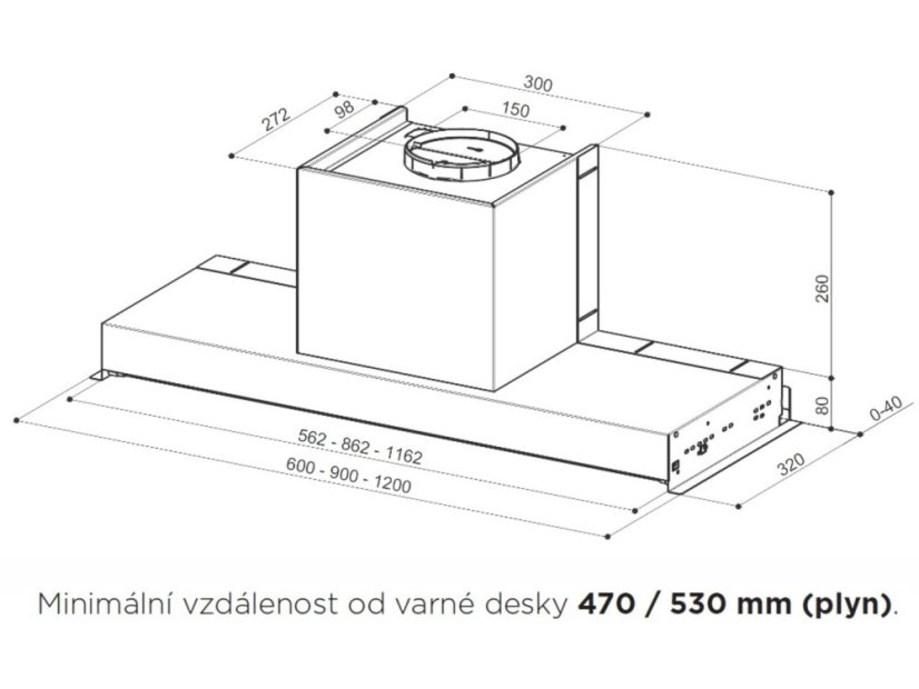 Vestavná digestoř Faber IN-NOVA COMFORT EG6 X A60