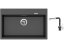 Set Sinks MAXIMO 780 Metalblack + batéria Sinks MIX 3 P Metalblack