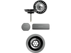 Viditelné části Schock Gunmetal brushed 400065GUB