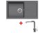 Set Sinks Infinity 860 Titanium + Mix 3 P GR