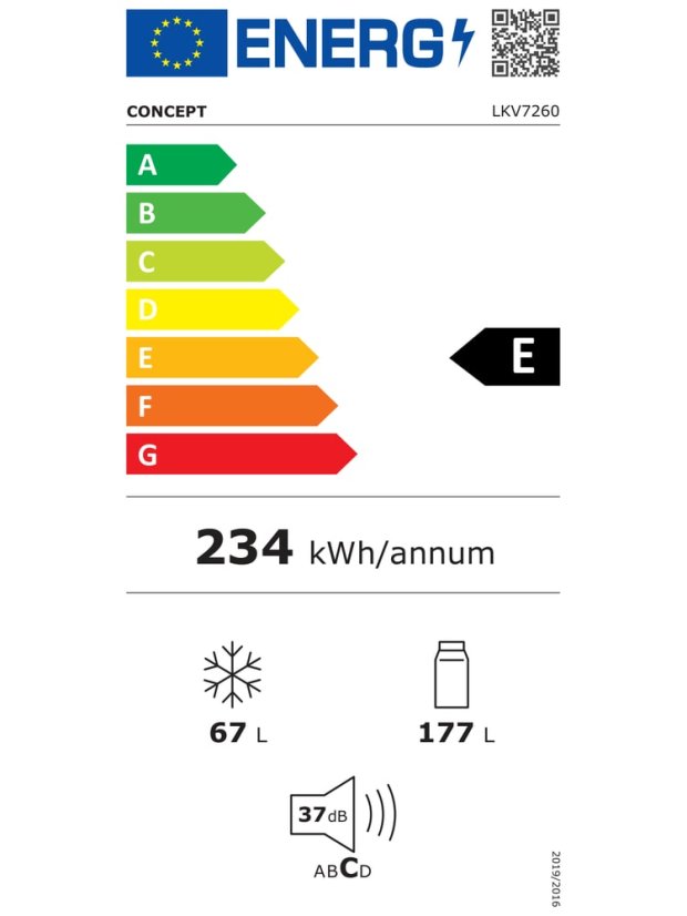 Concept LKV7260 vestavná lednice - 3