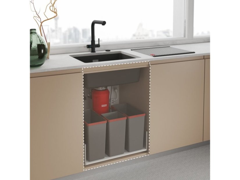 Drezová batéria Franke FC 3077.901 LINA CLEAR WATER 2.0 Matná čierna - 5