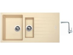 Set Sinks PERFECTO 1000.1 Sahara + baterie Sinks MIX 3 chrom Set Sinks PERFECTO 1000.1 Sahara + baterie Sinks MIX 3 chrom