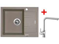 Sinks LINEA 600 XC Truffle + Elka Sinks LINEA 600 XC Truffle + Elka