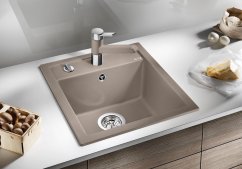 Granitový drez Blanco Dalago 45 Šedá vulkán, s excentrom