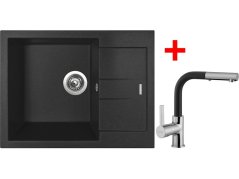 Set Sinks Amanda 650 Metalblack + Enigma S GR Set Sinks Amanda 650 Metalblack + Enigma S GR
