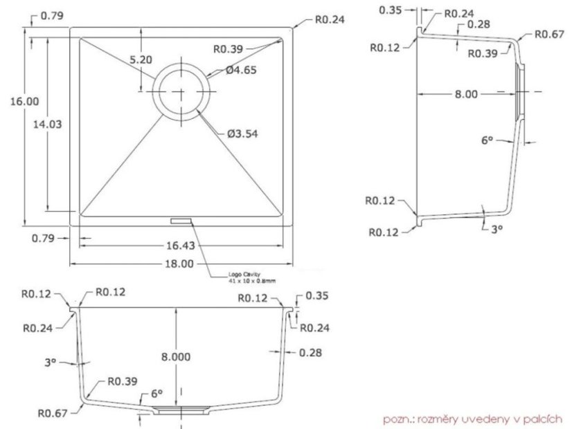 Set Sinks Frame 457 Granblack + Vitalia GR