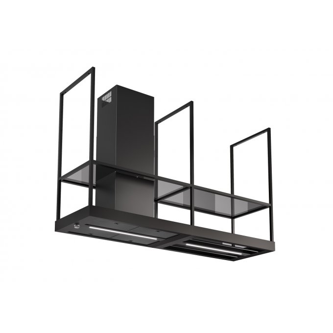 Ostrůvková digestoř Faber T-SHELF BK MATT A180