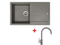 Set Sinks Amanda 860 Truffle + Vitalia GR Set Sinks Amanda 860 Truffle + Vitalia GR