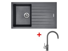 Set Sinks Perfecto 860 Titanium + Vitalia GR Set Sinks Perfecto 860 Titanium + Vitalia GR