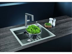 Granitový drez Blanco ETAGON 6 InFino biela s excentrom + pojazdy Granitový drez Blanco ETAGON 6 InFino biela s excentrom + pojazdy