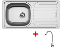 Sinks CLASSIC 860 + ELASTA nerez/šedá Sinks CLASSIC 860 + ELASTA nerez/šedá