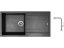 Set Sinks AMANDA 990 Metalblack + baterie Sinks SLIM S2 kartáčovaná