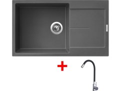 Set Sinks Ultima 860 XXL Titanium + Elasta nerez/čierná Set Sinks Ultima 860 XXL Titanium + Elasta nerez/čierná