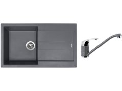 Set Sinks AMANDA 860 Titanium + batéria Sinks PRONTO Titanium Set Sinks AMANDA 860 Titanium + batéria Sinks PRONTO Titanium