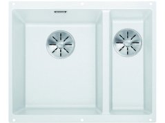 Granitový dřez Blanco SUBLINE 340/160 U InFino bílá bez táhla dřez vlevo Granitový dřez Blanco SUBLINE 340/160 U InFino bílá bez táhla dřez vlevo