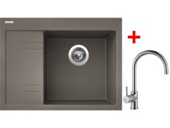 Sinks RIM 650 P Truffle + Vitalia Sinks RIM 650 P Truffle + Vitalia