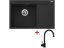 Set Sinks RIM 780 L Metalblack + Vitalia čierná matná