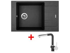 Set Sinks VARIO 780 Granblack + Mix 3 P GR Set Sinks VARIO 780 Granblack + Mix 3 P GR