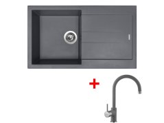 Set Sinks Amanda 860 Titanium + Vitalia GR Set Sinks Amanda 860 Titanium + Vitalia GR
