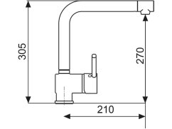 Set Sinks PERFECTO 1000.1 Sahara + baterie Sinks MIX 3 chrom Set Sinks PERFECTO 1000.1 Sahara + baterie Sinks MIX 3 chrom