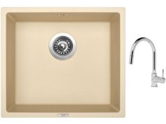 Set Sinks FRAME 457 Sahara + batéria Sinks MIX 35 P chróm
