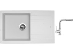 Set Sinks LINEA 780 N Milk + batéria Sinks ENIGMA S chróm Set Sinks LINEA 780 N Milk + batéria Sinks ENIGMA S chróm