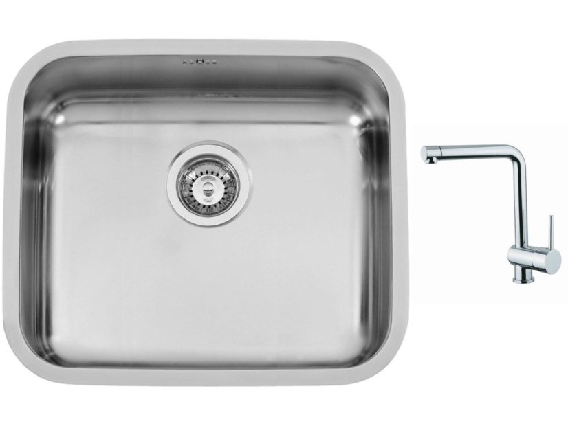 Set Sinks BELOM 540 V leštený + batéria Sinks MIX 3 chróm