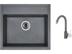 Set Sinks SOLO 560 Titanium + baterie Sinks MIX 35 Titanium Set Sinks SOLO 560 Titanium + baterie Sinks MIX 35 Titanium