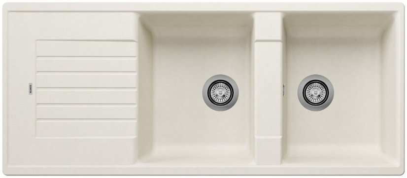 Granitový drez Blanco ZIA 8 S biela soft