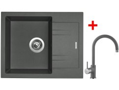 Sinks LINEA 600 Titanium + Vitalia GR Sinks LINEA 600 Titanium + Vitalia GR